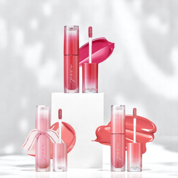 Peripera Ink Mood Glowy Tint 3 Colors - باقة تنت بريبيرا مود الكوري الأصلي 3 ألوان | تنت شفاه لامع وملون