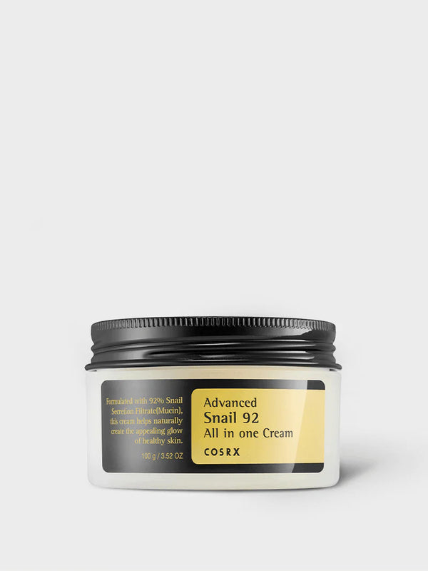 Snail cream for skin renewal and deep hydration